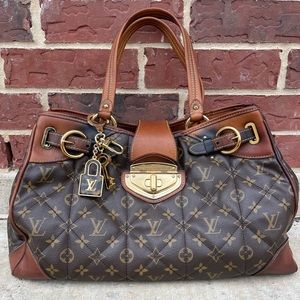 Louis Vuitton Etoile Shopper GM and LV Tortoise Shell Key Holder and Bag Charm